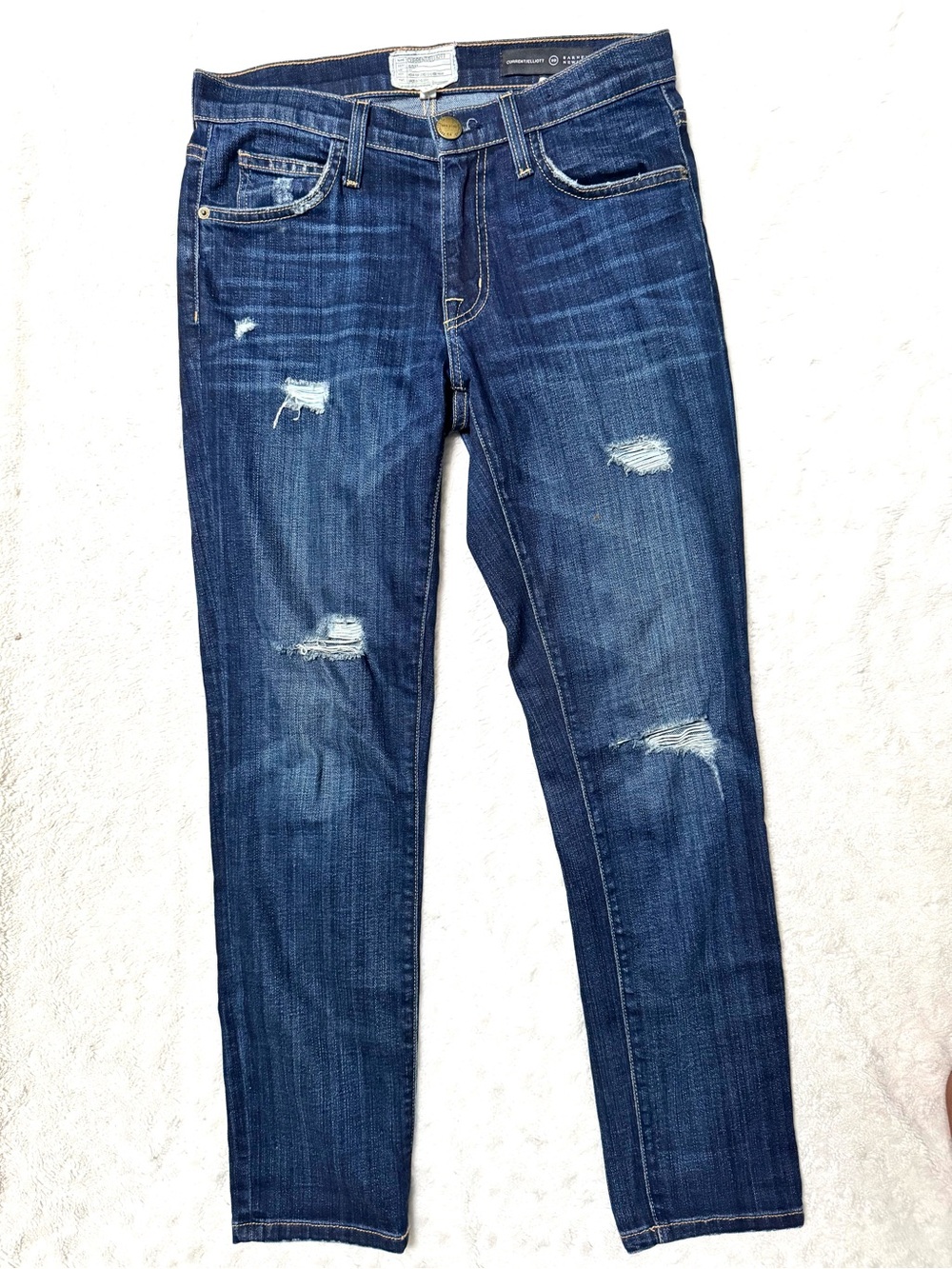CURRENT/ELLIOTT X BARNEYS NEWYORK The Fling Jean in Gibson Destroy - Picture 2 of 11